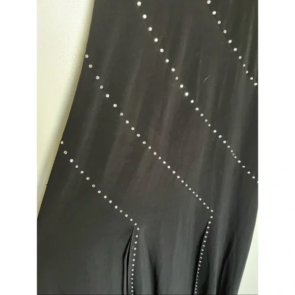 Cache Embellished Stretch Black Rhinestones Crystals Dress 8 ❤️‍🔥❤️‍🔥 - Picture 4 of 7
